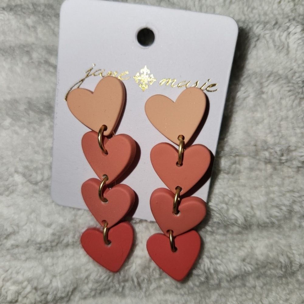 Jane Marie x4 Heart Earrings